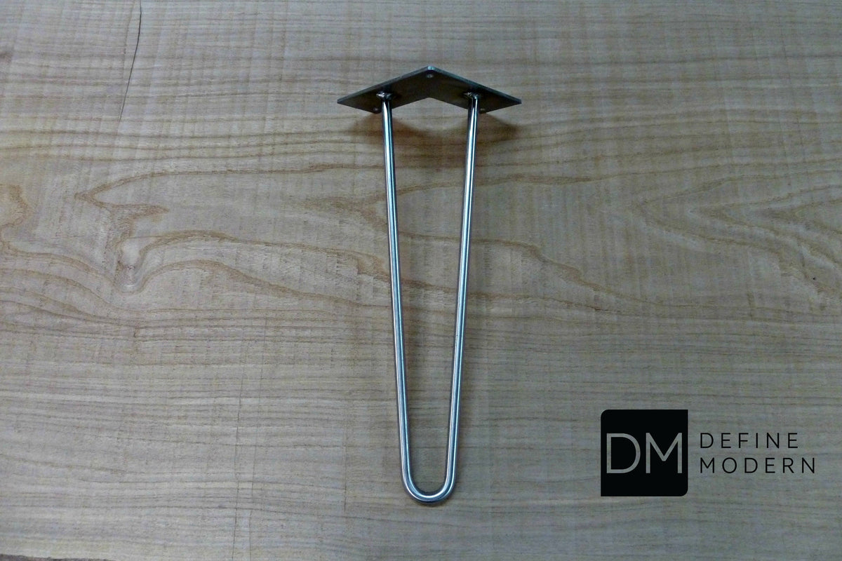 Stainless sales hairpin legs